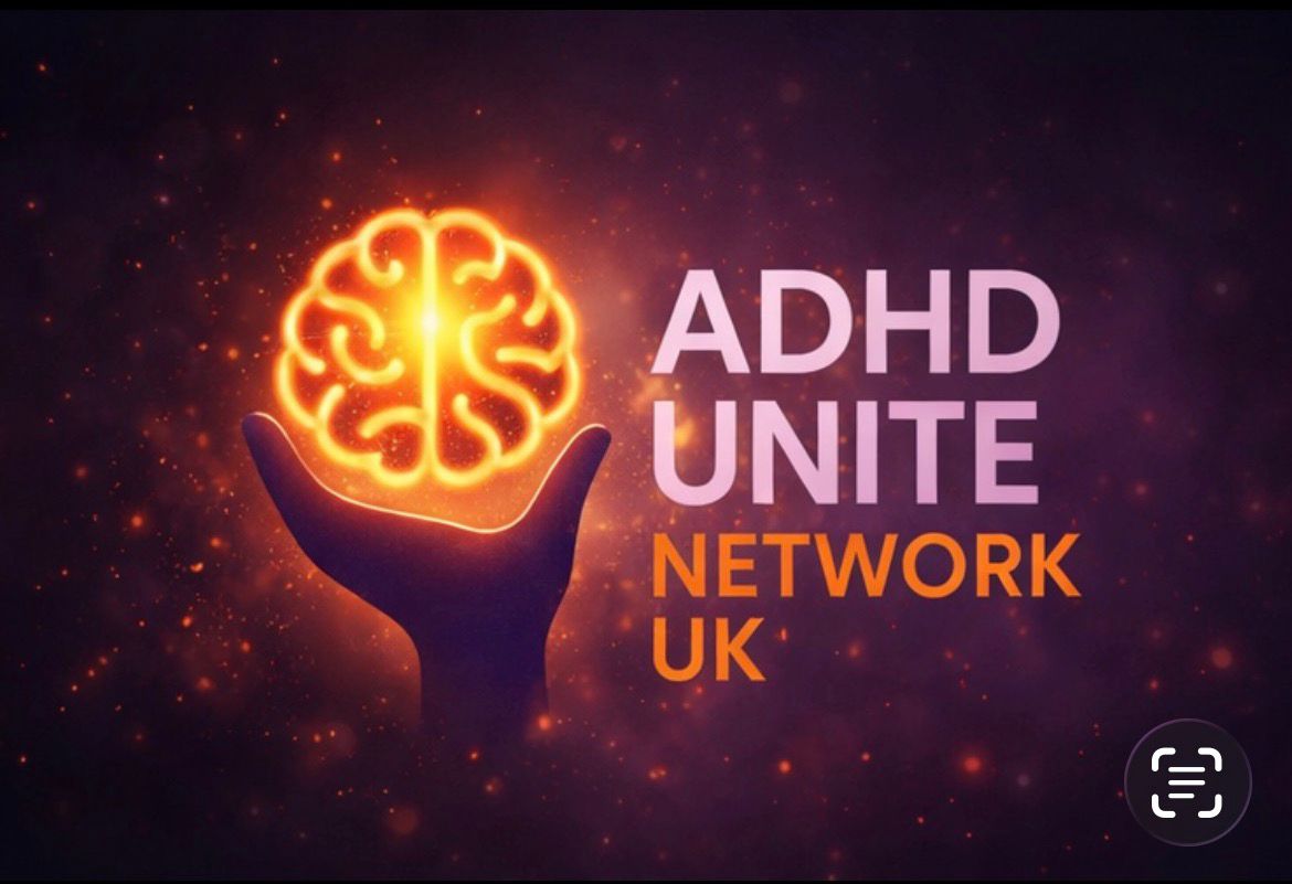 ADHD Unite Network UK — brain held in a hand