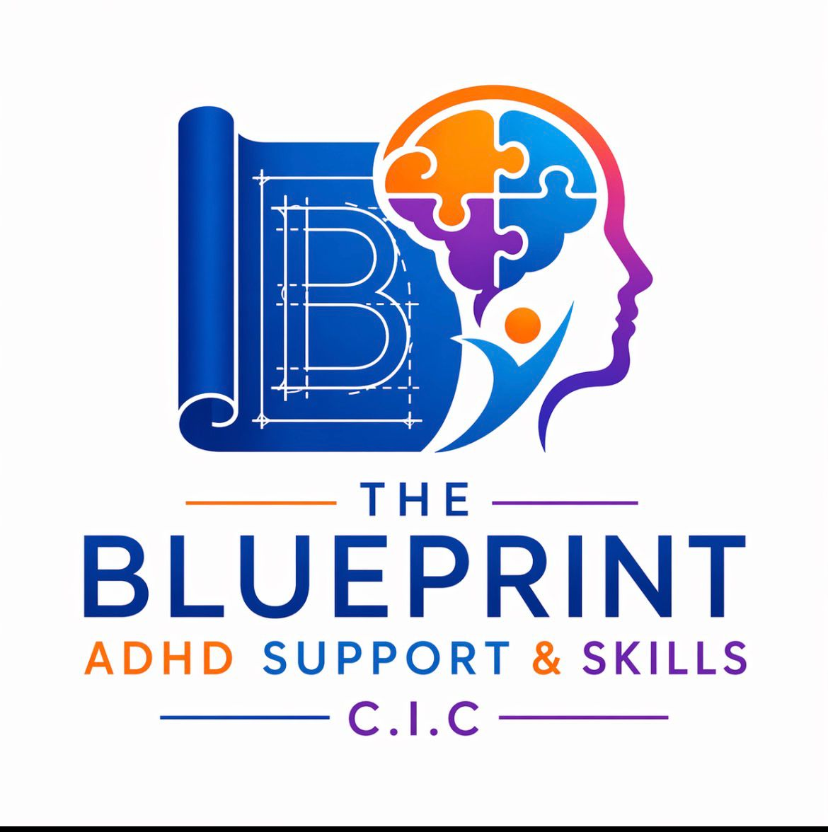 THE BLUEPRINT ADHD SUPPORT & SKILLS C.I.C. Logo